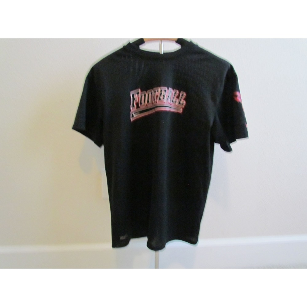 Nike‎ Kobe Bryant Football T-Shirt Youth XL Black Red Sheath Logo Mesh 61508